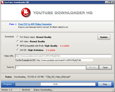 Youtube Downloader HD 1.0 [  2010]